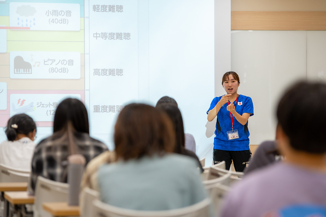 矢ケ部紋可選手が難聴の程度と音の大きさについて解説
